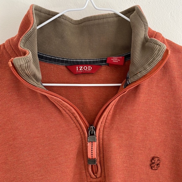 IZOD 1/4 zip top - Picture 2 of 11